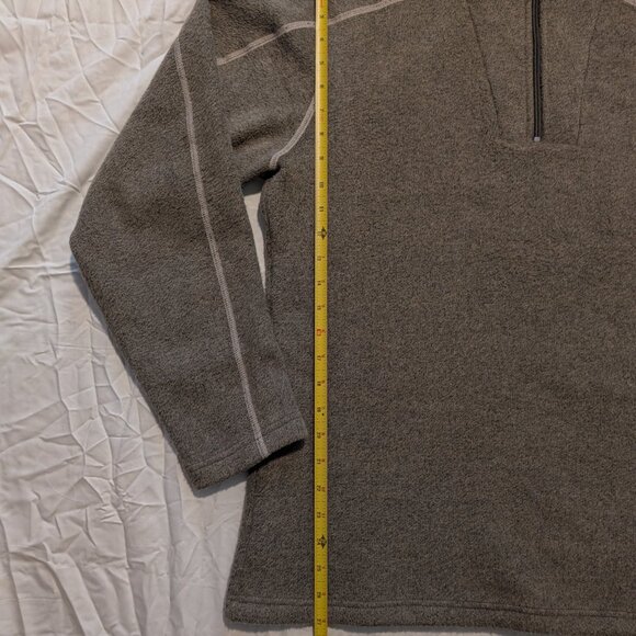 Kuhl Men's EUROPA Quarter Zip Alfpaca Fleece, Oatmeal, Medium - Picture 7 of 10